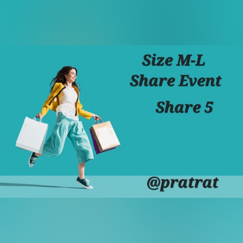 Sign Up Sat 5/30🛍M-L Share 🛍Share 5🛍